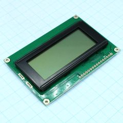 ЖКИ знакосинтезирующий 16 x 4, STN Серый Позитивный/отражающий без подсветки, размеры 87x60 мм, видимая область 62x26 мм, питание 5В, -20...70°C, контактные площадки сверху 16 выводов