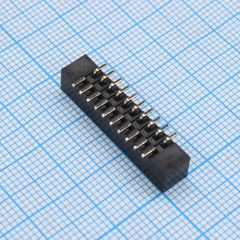 IDC разъем, вилка на плату SMD монтаж 20pin(2x10), шаг 2.00мм