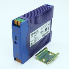 Преобразователь AC-DC на DIN-рейку  5Вт, выход 24В/0.21A, рег. вых 21.6…28.8В, вход 90…265V AC, 47…63Гц / 120...370V DC , изоляция 3000V AC, : 115х90х23мм, -20…+71°С, пружинные клеммы