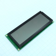 ЖКИ знакосинтезирующий 20 x 4, STN Серый Позитивный/прозрачно-отражающий светодиодная подсветка белая, размеры 146x62.5 мм, видимая область 123.5x43 мм, 0...50°C, контактные площадки сверху 18 выводов