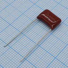 Конденсатор металлоплёночный полиэтилентерефталатный 0.01мкФ 400В ±10% (13х6х9мм) шаг выводов 10мм 85°С россыпь