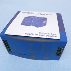Преобразователь AC-DC на DIN-рейку  120Вт, выход 24В/5A (рег. 22.5...28.5В), вход 186…264V AC, 47…63Гц / 210…370VDC, PFC+паралл., изоляция 3000V AC, : 126х114х64мм, винтовые клеммы, -35…+71°С