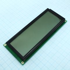 ЖКИ знакосинтезирующий 20 x 4, FSTN Позитивный/прозрачно-отражающий светодиодная подсветка Белая, размеры 146x62.5 мм, видимая область 123.5x43 мм, -20...70°C, контактные площадки сверху 18 выводов