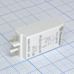 Защитный модуль, светодиод+диод, 6-24VDC