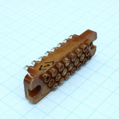 Соединитель  низкочастотный, прямоугольный, внутреннего монтажа