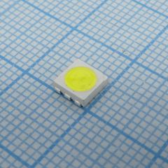 Светодиод smd 5х5мм/белый/3000мкд/прозрачный/100°