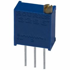 Потенциометр многооборотный керметный 20кОм 0.5Вт PC PIN
