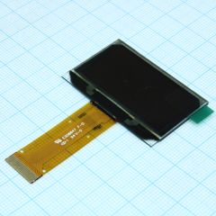 OLED 1,54 '', 128x64, желтый цвет, интерфейс: 8-битный параллельный, последовательный, 4-проводный SPI, I2C, контроллер SSD1309, VDD = 1,65 ... 3,3 В, -30 ... 70 C