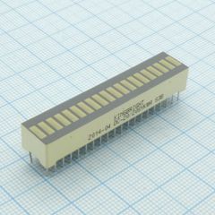 Индикатор шкальный 20-сегментный / желтый/590нм/52-110мкд