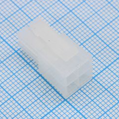 Корпус разъема питания Mini-Fit, 4pin, розетка на кабель, шаг 4,2мм