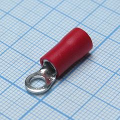 наконечник кабельный кольцевой с изоляцией d=4.3мм, сеч. пров.4.0-6.0мм2