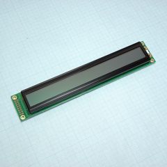 ЖКИ знакосинтезирующий 40 x 2, цвет символов: серый , фона:желтый Тип дисплея : знакосинтезирующий Тип встроенного контроллера/драйвера : S6B0066U Технология ЖК : STN Тип подсветки : LED Разрешение : 40x2