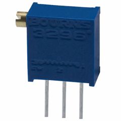 Потенциометр многооборотный керметный 20кОм 0.5Вт PC PIN