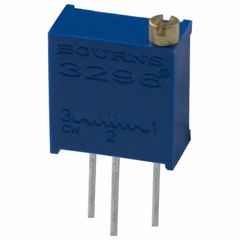 Потенциометр многооборотный керметный 20кОм 0.5Вт PC PIN