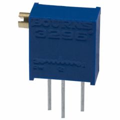 Потенциометр многооборотный керметный 20кОм 0.5Вт PC PIN