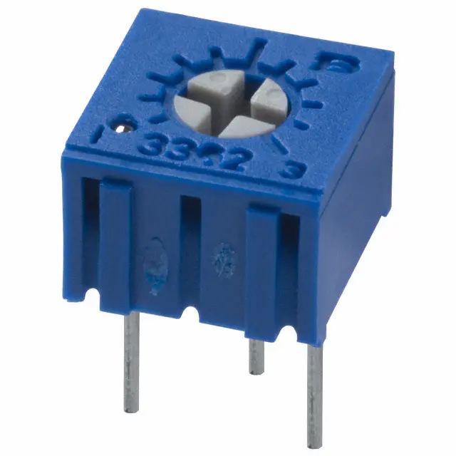 Потенциометр однооборотный керметный 5кОм 0.5Вт PC PIN