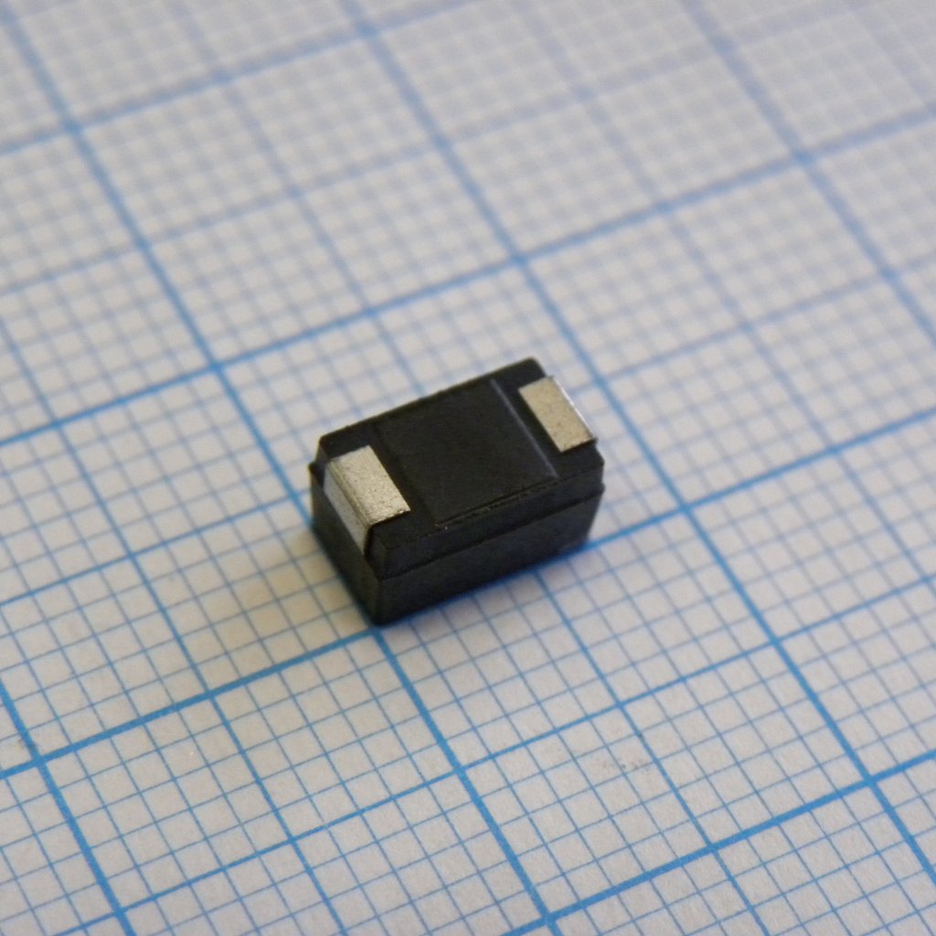 Конденсатор танталовый smd 10мкФ±10% 50В (7,3х4,3х4мм) 125°C