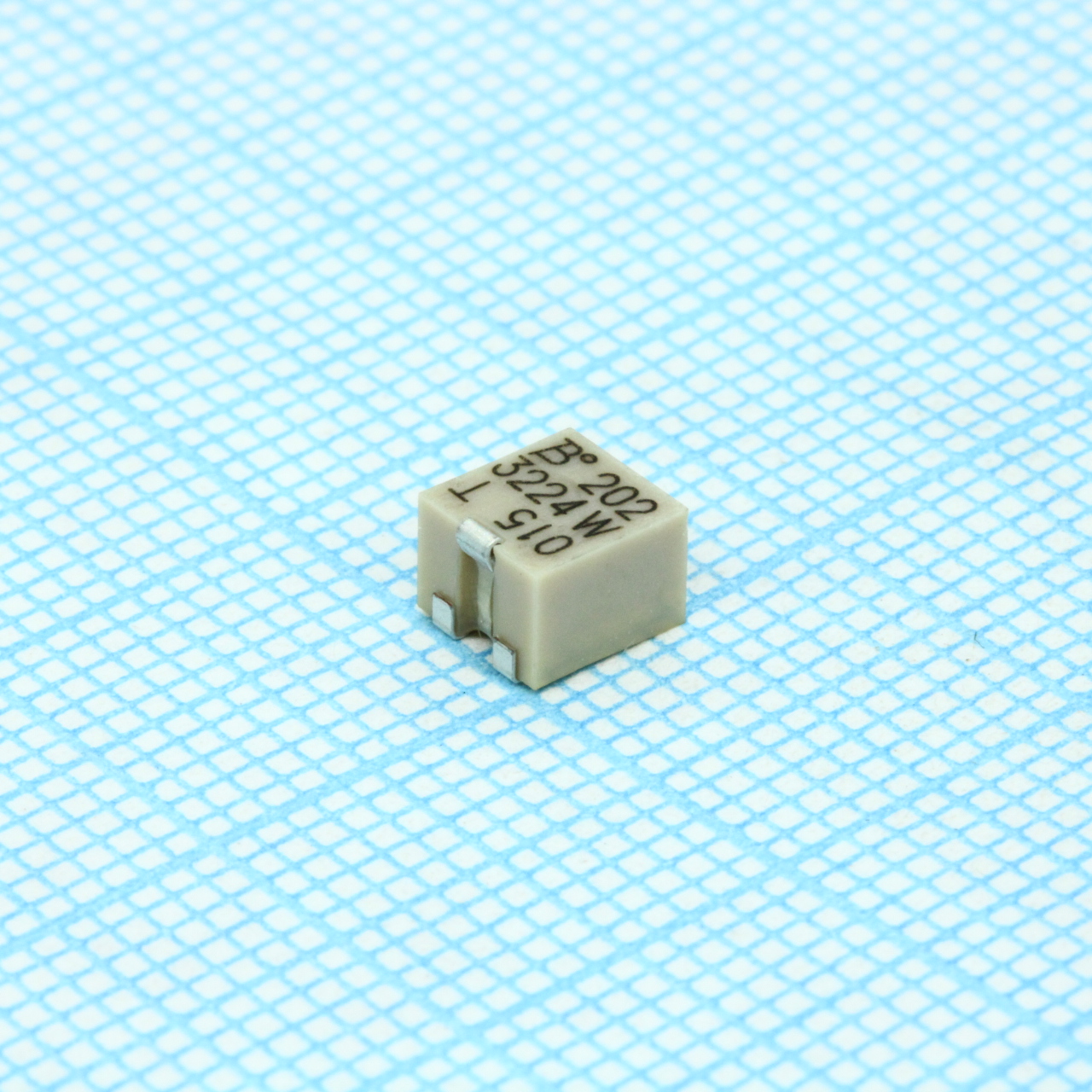Потенциометр многооборотный керметный 2кОм 0.25Вт SMD