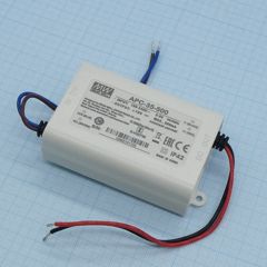 AC-DC, 35Вт, токовый выход, вход 90…264В AC, выход 500мА/25…70В, изоляция 3750В AC, в кожухе 84х57х29.5мм, -30…+70°С