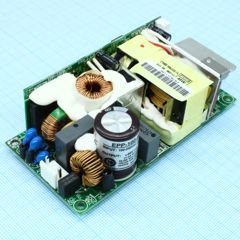 AC-DC, 76.8Вт (вент. 100Вт), ККМ, вход 90…264V AC, 47…63Гц /127…370В DC, выход 48В/1.6A (вент. 2.1А), рег. вых 47…50.4В, изоляция 3000В AC, открытая плата 102х51х29мм, -30…+70°С, доп. выход 12В/0.3А