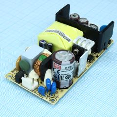AC-DC, 65Вт, вход 85…264V AC, 47…63Гц /120…370В DC, выход 48В/1.36A, рег. вых 43.2…52,8В, изоляция 3000В AC, открытая плата 101.6х50.8х29мм, -30…+70°С