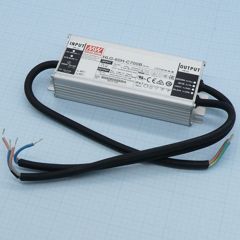 AC-DC, 70Вт, IP67, вход 90…305В AC, 47…63Гц/127…431В DC, PFC, выход 50-100В/0.7А, димминг 3 в 1, рег. выхода 0.42…0.7A, изоляция 3750В AC, в кожухе 171х61.5х36.8, -40…+70°С