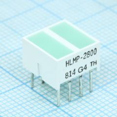 Индикатор шкальный 2хLEDх8,89х3,81мм/зеленый/572нм/5-25мкд/белый матовый