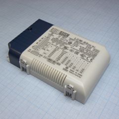 AC-DC, 60Вт, стабилизатор тока, вход 180…295В AC, 47…63Гц /254…417В DC, выход 500…1400мA/90…42В, ККМ, изоляция 3750В AC, в кожухе 123.5х81.5х23мм, -30…+60°С, димминг 0…10В и ШИМ