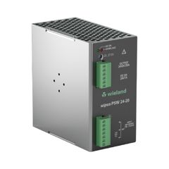 Импульсный источник питания, трехфазный, 24 V / 20 A, 480 W; диапазон входных напряжений: 187-550 V AC; 250-725 V DC; габариты (мм): ширина x высота x глубина: 125 x 73 x 140; вес 1,0 кг; монтаж: на DIN рейку, температура окружающей среды –40°C…+70°C