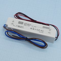 AC-DC, 40Вт, IP67, вход 90…264В AC, выход 5В/8А,изоляция 3000В AC, в кожухе 162х42х30мм, -30…+70°С