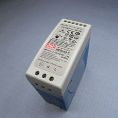 Преобразователь AC-DC на DIN-рейку  50Вт, выход 5В/0…10A, рег. вых 5…6В, вход 85…264V AC, 47…63Гц /120…370В DC, изоляция 3000В AC, в кожухе  40х90х100мм, -20…+70°С