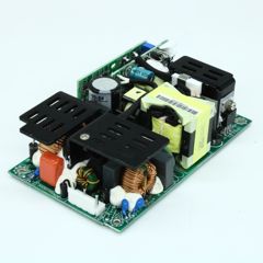 AC-DC, med, 300Вт (200 Вт без обдува), ККМ, вход 90…264В AC 47…63Гц, 127…370B DC, выход 24В/12.5А, рег. вых. 22.8…25.2, изоляция 4000В AC, на плате 127х76.2х35мм, -30…+70°С, режим SB выход 5В/1А