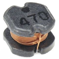 Катушка индуктивности SMD проволочная, на ферритовом сердечнике 3.3мкГн ±20% 1кГц 28-добротность 2.15A 58мОм лента на катушке