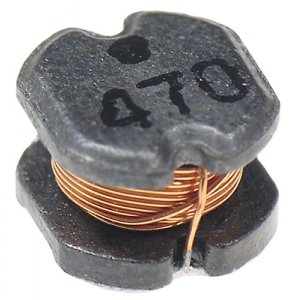 Катушка индуктивности SMD проволочная, на ферритовом сердечнике 47мкГн ±10% 1кГц 20Q-добротность 540мА лента на катушке