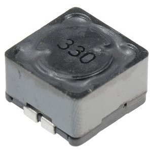 SMD индуктивность проволочная, на ферритовом сердечнике, экранированная 330uH 10% 1KHz 13Q-Factor Ferrite 850mA 650mOhm