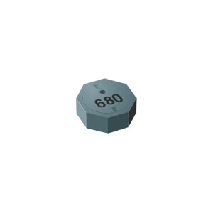SMD индуктивность проволочная, на ферритовом сердечнике, экранированная 10uH 30% 100KHz 18Q-Factor Ferrite 1.8A 160mOhm DCR T/R
