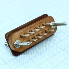 Соединитель  низкочастотный, прямоугольный, внутреннего монтажа