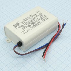 AC-DC, 25Вт, вход 90…264В AC, выход 24В/1.05А, изоляция 3750В AC, в кожухе 84х57х29.5мм, -30…+70°С