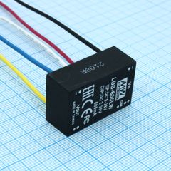 DC/DC LED повышающий/понижающий, вход 9…28В, выход 2…30В/0.6А, КПД до 91%, вход On/Off/DIMM, 31.8x20.3x12.2мм, проводные выводы, -40…60°C, пластик