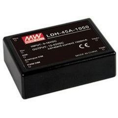 DC/DC LED повышающий, вход 9…18В, выход 12…86В/0.35А, КПД до 91%, вход On/Off/DIMM, 75x53x22.7мм, DIP, -40…60°C, пластик