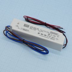 AC-DC, 60Вт, IP67, вход 90…264В AC, выход 36В/1,67А,изоляция 3000В AC, в кожухе 162х42х30мм, -30…+70°С