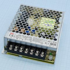 AC-DC, 100.8Вт, вход 85…264В AC, 47…63Гц / 120…370 В DC, выход 36В/2.8A, рег. вых 32.4…39.6В, изоляция 4000В AC, КПД 90.5%, в кожухе 129х97х30мм, -30…+70°С