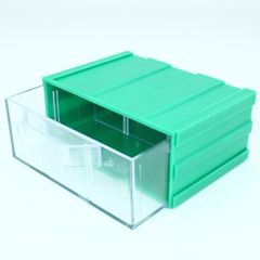 Пластиковый контейнер для хранения крепежа, радиоэлектронных комплектующих, любых небольших деталей