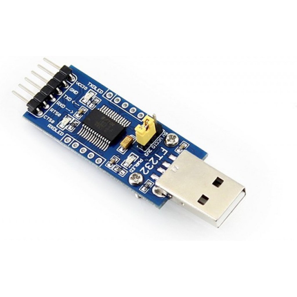 Преобразователь USB-UART на базе FT232 с разъемом USB-A