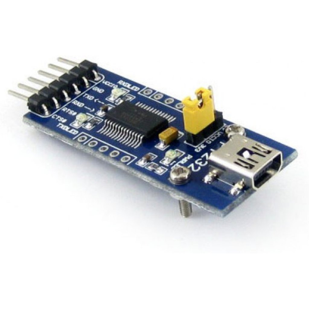 Преобразователь USB-UART на базе FT232 с разъемом USB mini-A