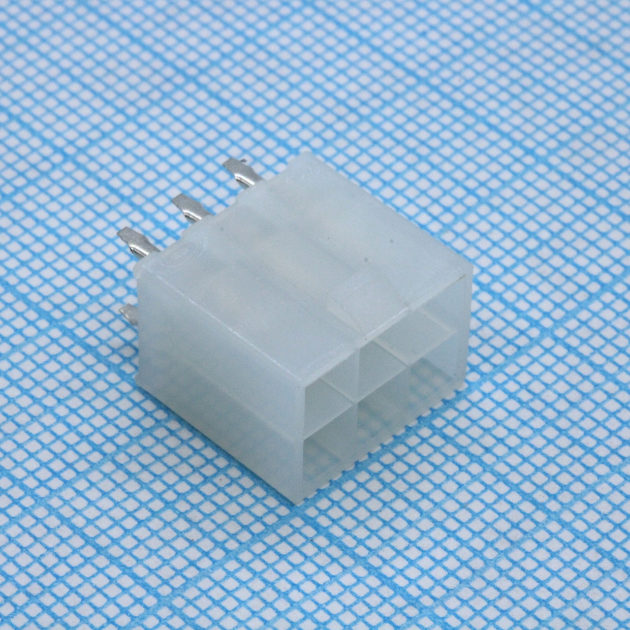 Разъем питания (с контактами) Mini-Fit, 6pin, вилка на кабель, шаг 4,2мм
