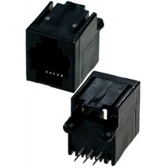 Модульный разъем, Cat3, RJ25, Гнездо, 6 контакт(-ов), 6 вывод(-ов), 1 порт(-ов)