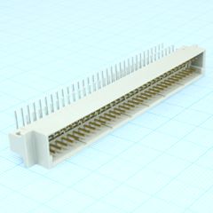 Разъем DIN 41612, 64 контакт(-ов), Штекер, 2.54 мм, 3 ряда, a + c