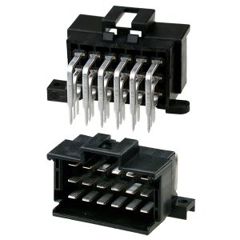 Прямоугольный разъем питания, 18 контакт(-ов), Серия Junior Power Timer, Монтаж на Печатную Плату