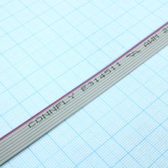 Плоский кабель шлейф 8 проводов, шаг 1.27 мм, 28AWG(7*0.127мм Cu), цена за 1 метр